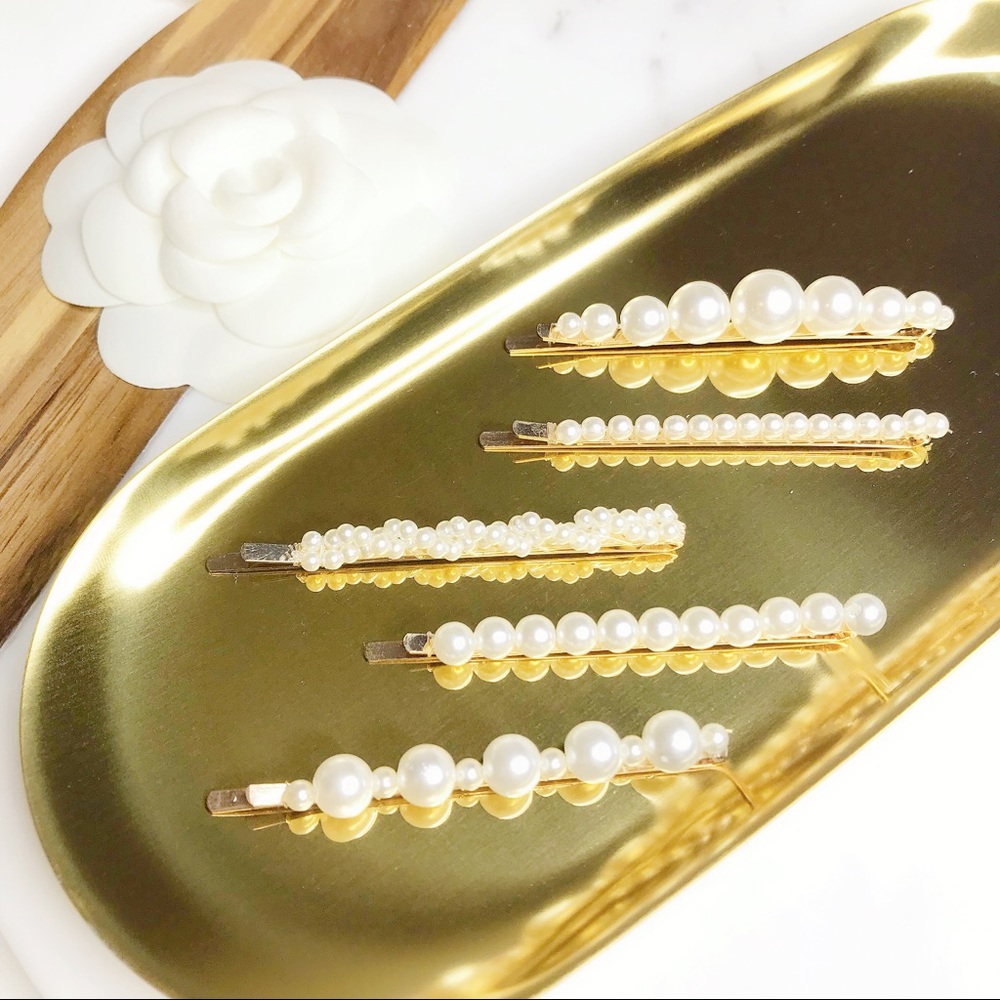Retro Pearl Beaded Hair Pins